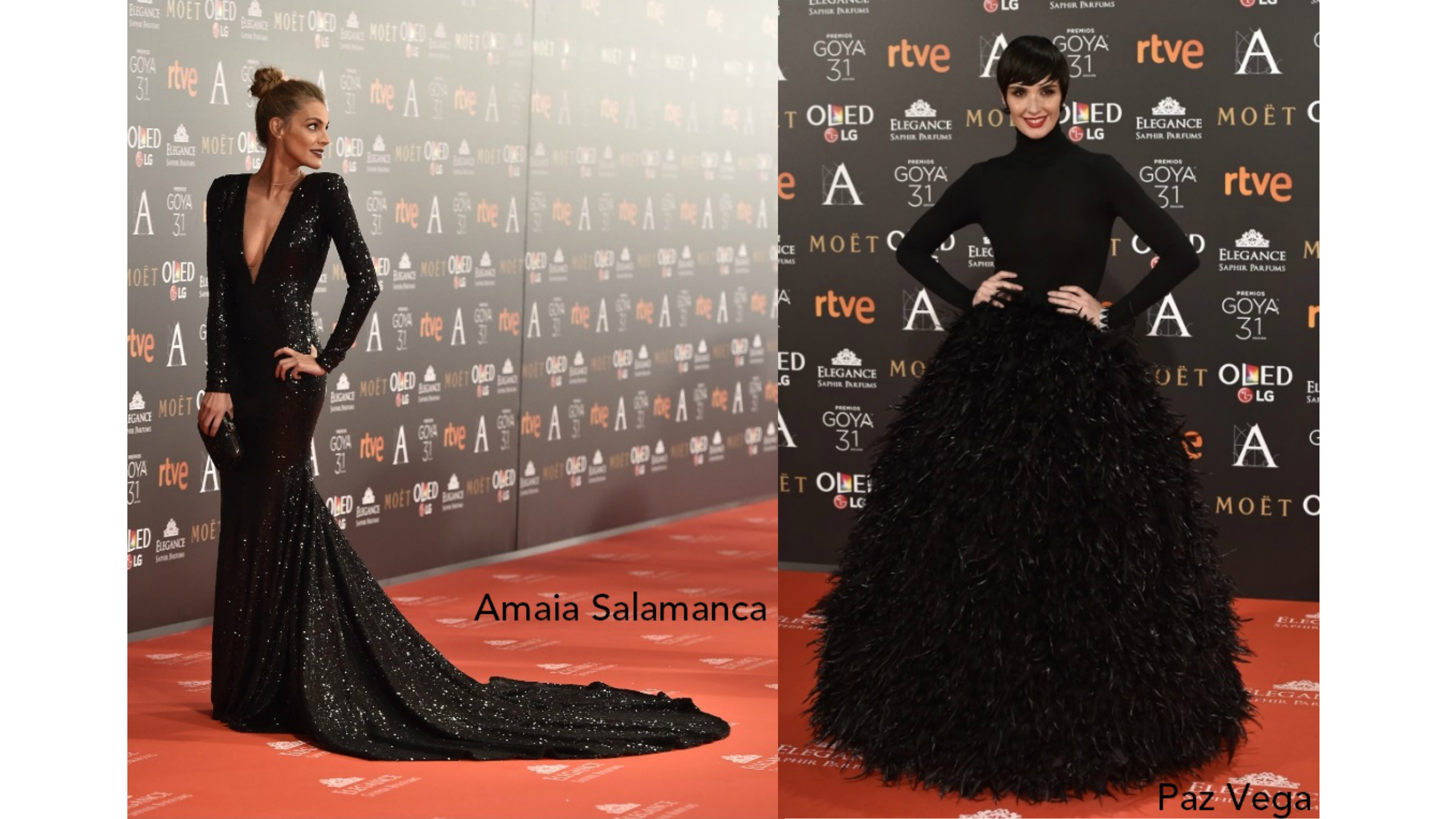 amaia salamanca paz vega gala de los goya 2017